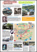 Besichtigungskarte 2 der Innenstadt von Matsuyama City 
(durch Matsuyama mit dem Botchan-Zug fahren)