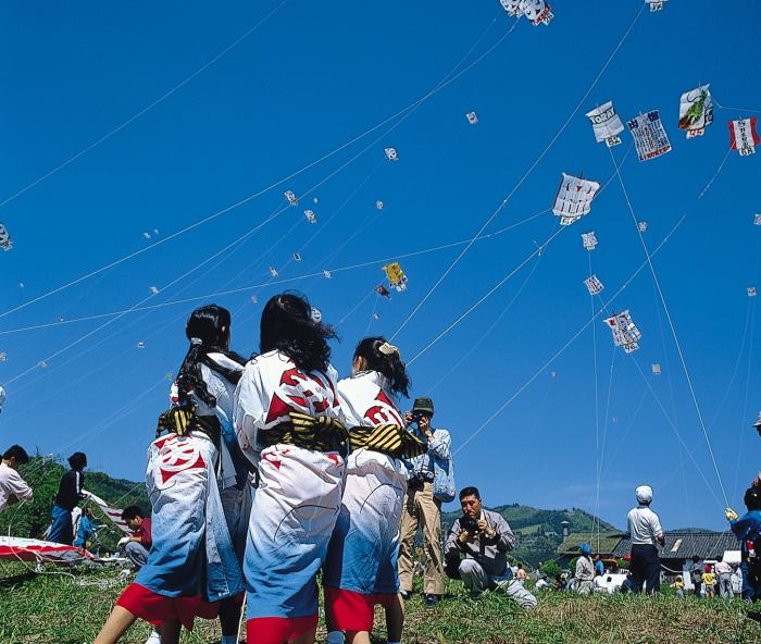 写真：五十崎大凧合戦