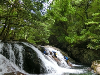 写真：キャニオニング